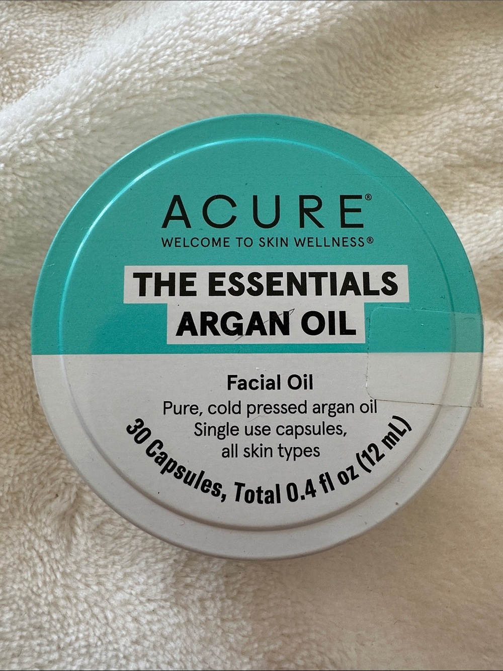 ACURE- The Essentials Argan Oil Facial Capsules 30ct - still sealed